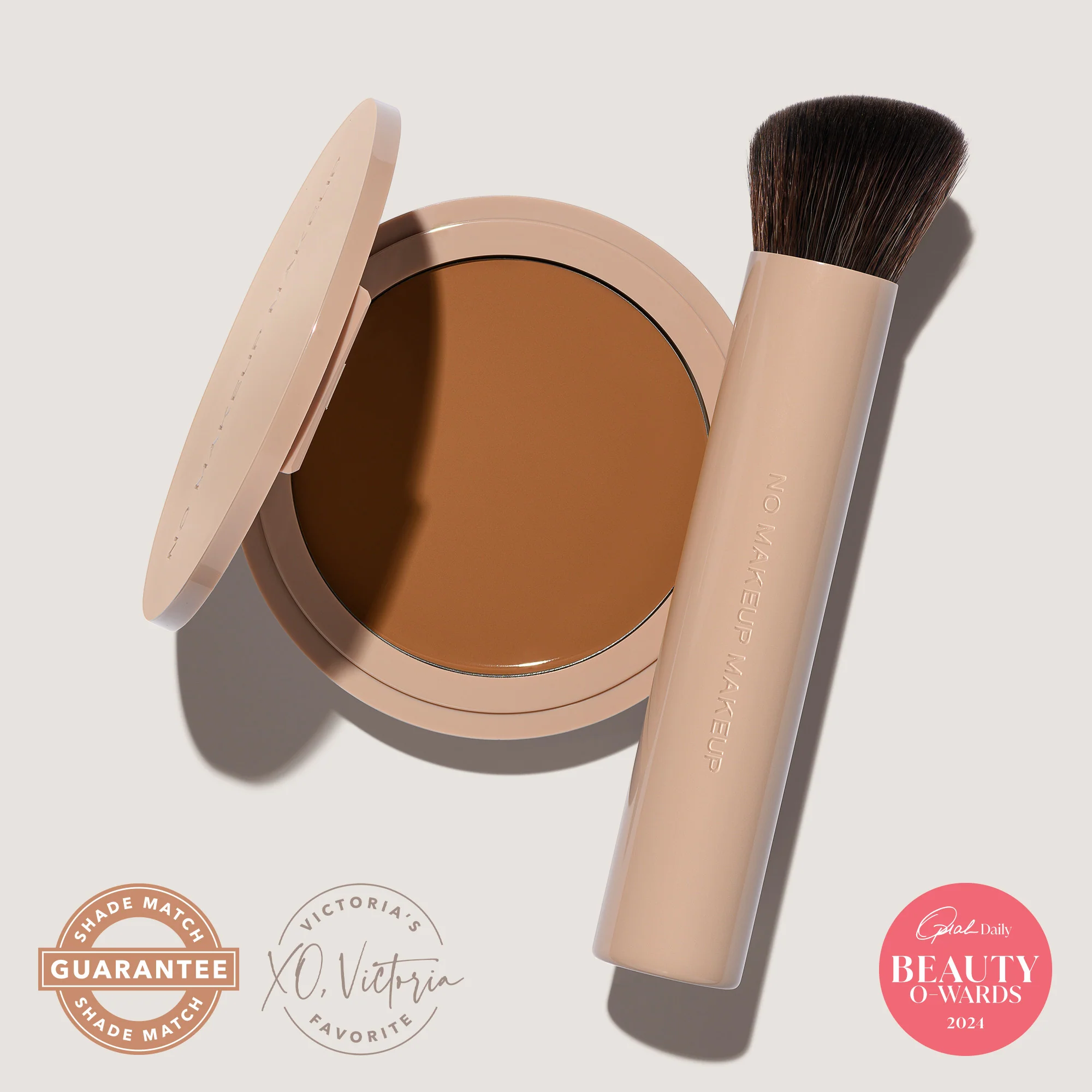 No Makeup Makeup® Foundation + Brush Duo - Mocha