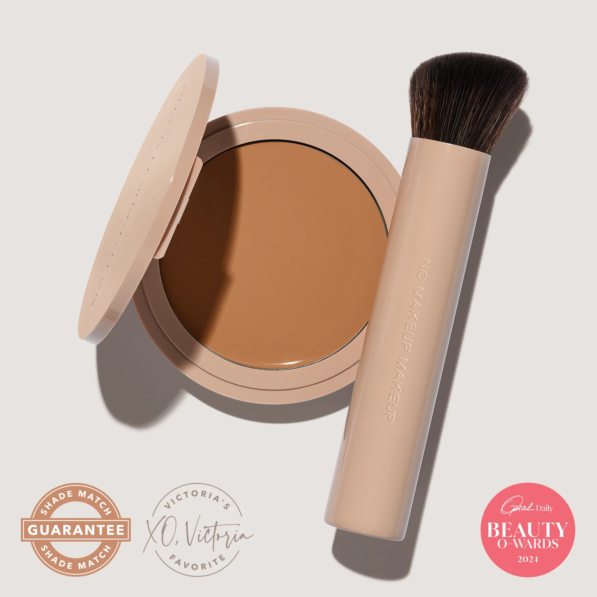No Makeup Makeup® Foundation + Brush Duo - Tan