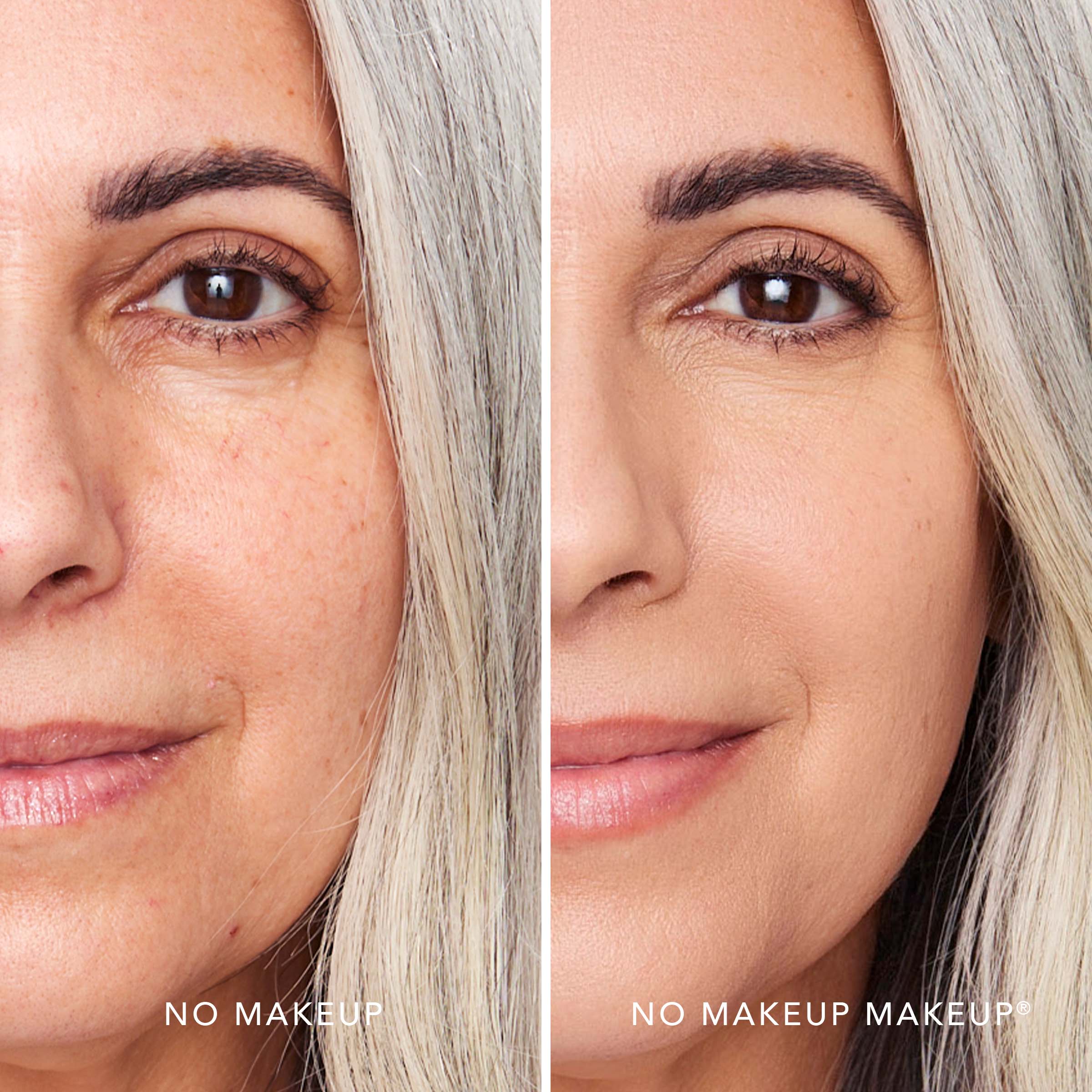 No Makeup Makeup® Foundation + Brush Duo - Light Medium - Image 5